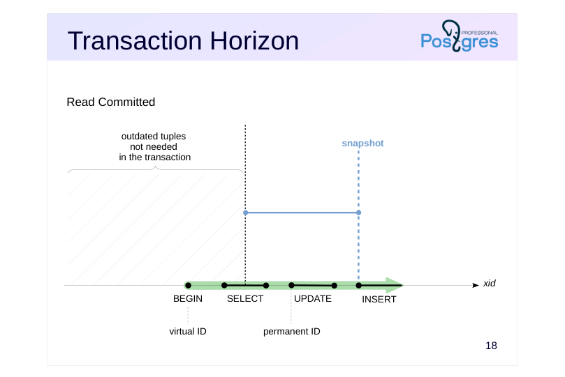Source slide page 19: Transaction Horizon