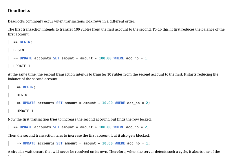 Source slide page 25: Deadlocks