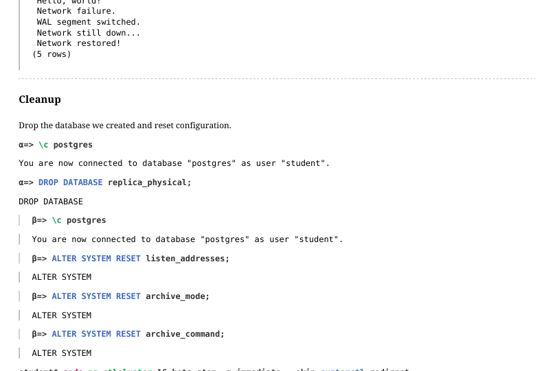 Source slide page 39: Cleanup